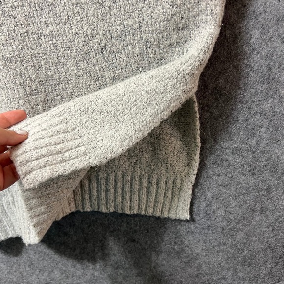 Ruby Moon Women's Cowl Neck Oversized Sweater Poncho Pullover‎ Gray Size L - Picture 4 of 7